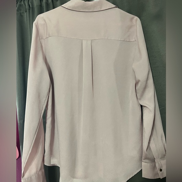 Blush pink button up blouse with gold buttons! - Picture 2 of 5